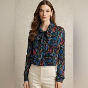 Vintage Wool French Blouse